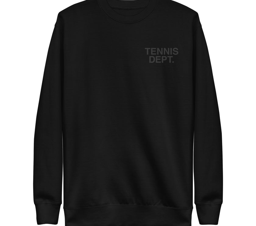 Tennis Dept Unisex Premium Sweatshirt by CoVA Tennis