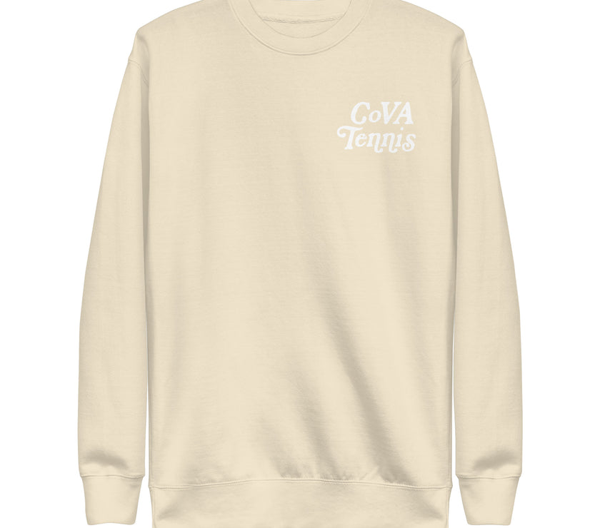 When In Doubt Call it Out by CoVA Tennis Unisex Premium Sweatshirt