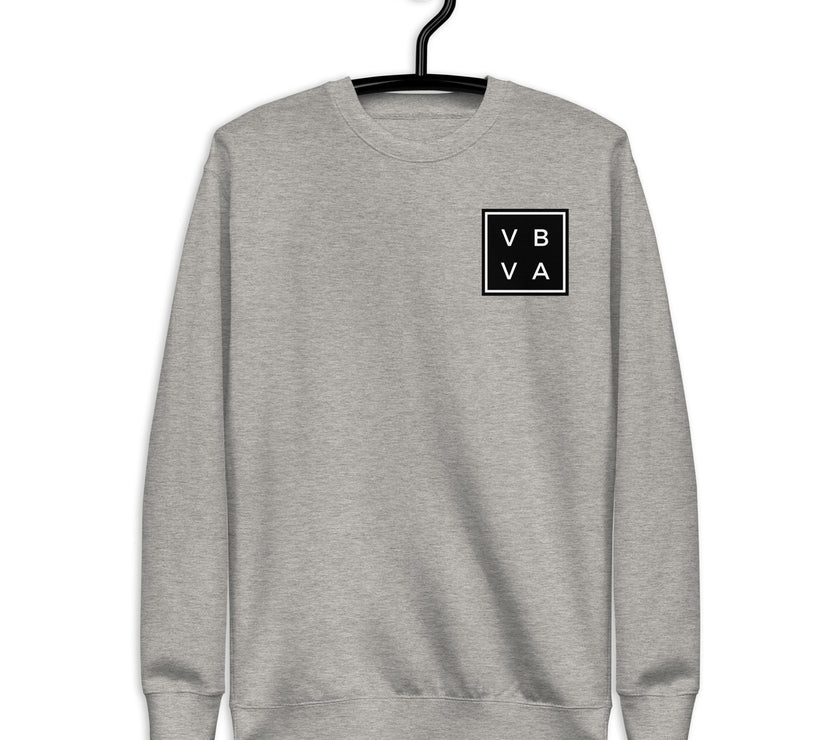 VBVA Unisex Premium Sweatshirt by CoVA Tennis Virginia Beach Virginia