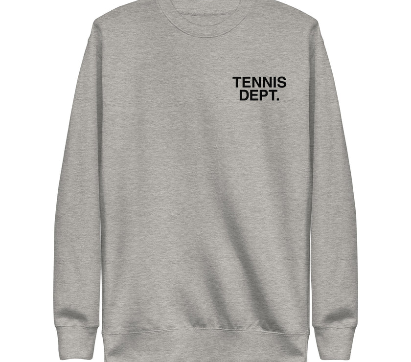 Tennis Dept Unisex Premium Sweatshirt by CoVA Tennis