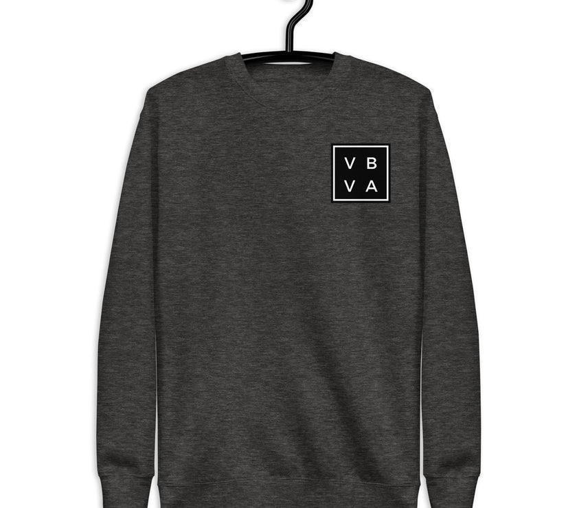 VBVA Unisex Premium Sweatshirt by CoVA Tennis Virginia Beach Virginia