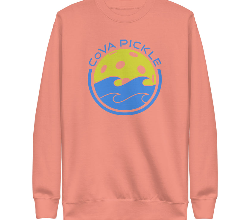 CoVA Pickle Ball & Waves Unisex Premium Sweatshirt