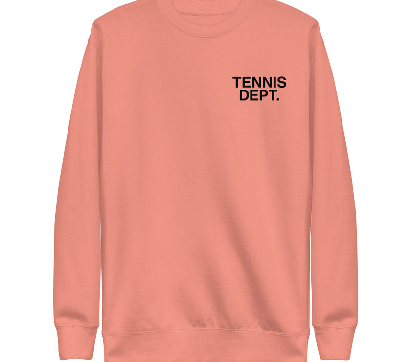 Tennis Dept Unisex Premium Sweatshirt by CoVA Tennis