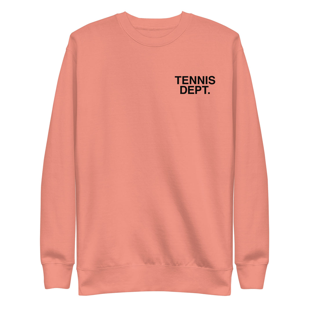 Tennis Dept Unisex Premium Sweatshirt by CoVA Tennis