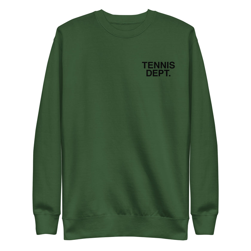 Tennis Dept Unisex Premium Sweatshirt by CoVA Tennis