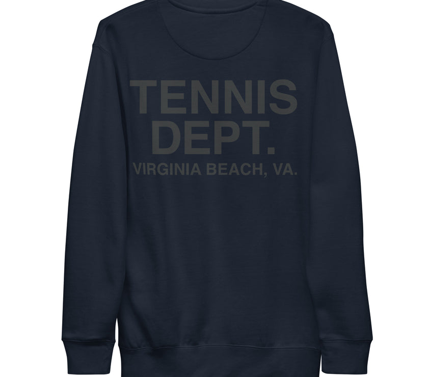 Tennis Dept Unisex Premium Sweatshirt by CoVA Tennis