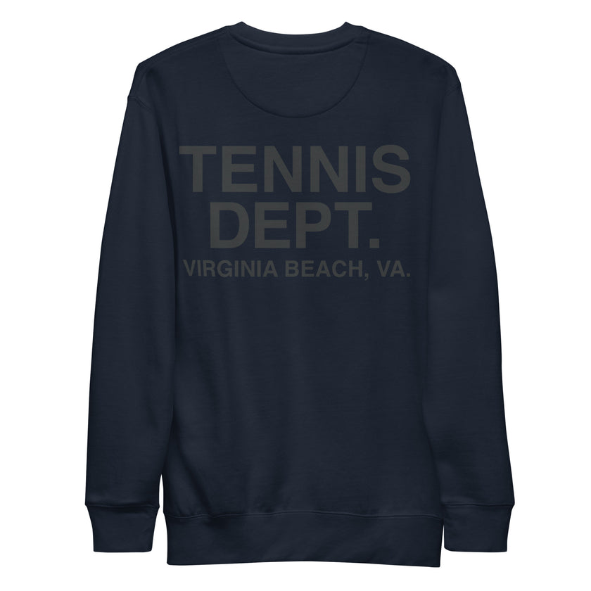 Tennis Dept Unisex Premium Sweatshirt by CoVA Tennis