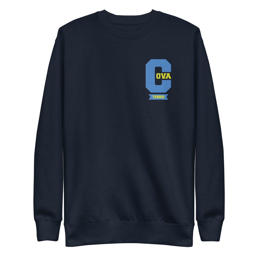 Varsity C CoVA Tennis Unisex Premium Sweatshirt