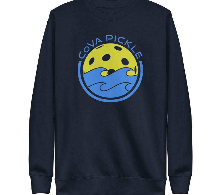 CoVA Pickle Ball & Waves Unisex Premium Sweatshirt