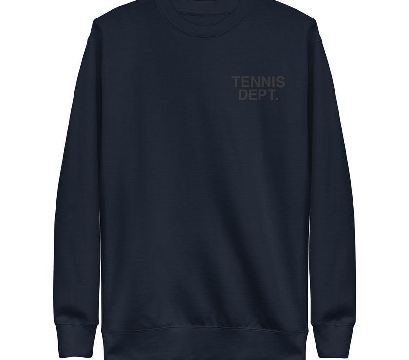 Tennis Dept Unisex Premium Sweatshirt by CoVA Tennis