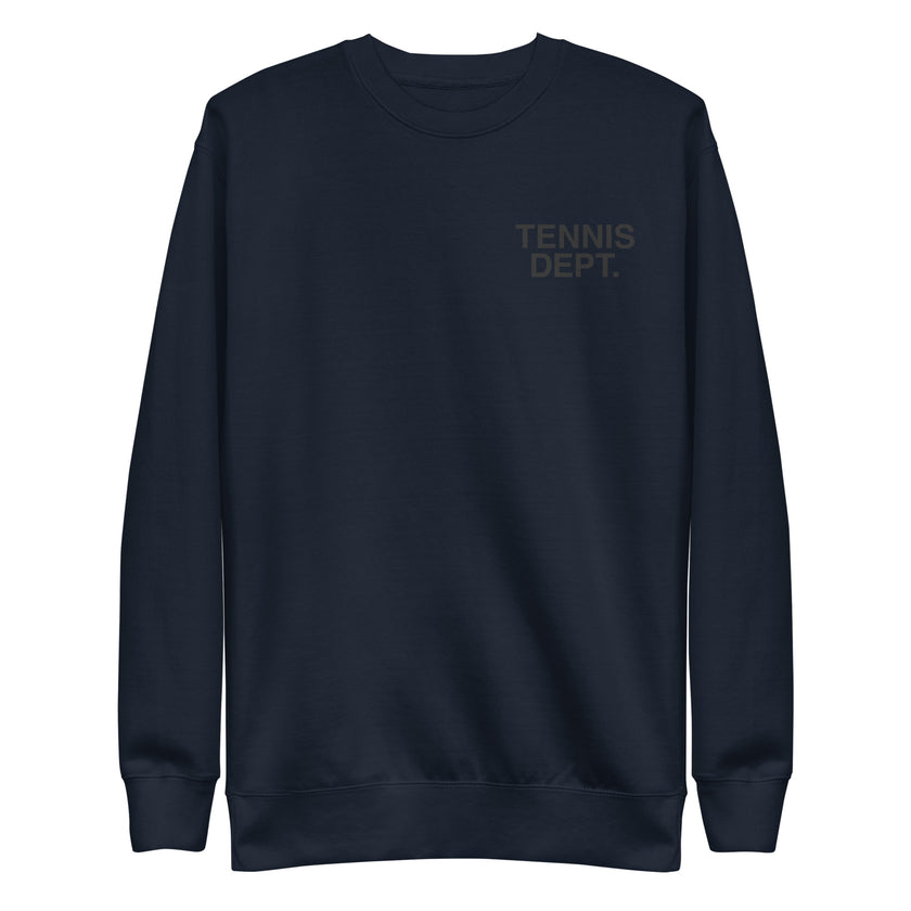 Tennis Dept Unisex Premium Sweatshirt by CoVA Tennis