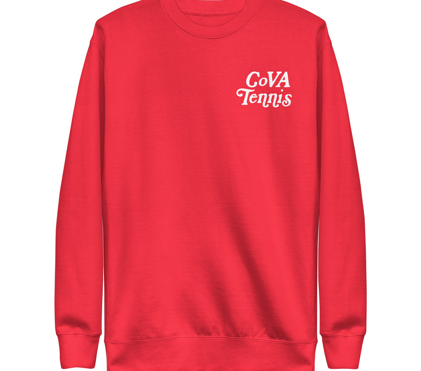 When In Doubt Call it Out by CoVA Tennis Unisex Premium Sweatshirt