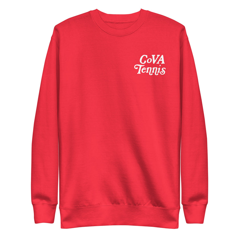 When In Doubt Call it Out by CoVA Tennis Unisex Premium Sweatshirt