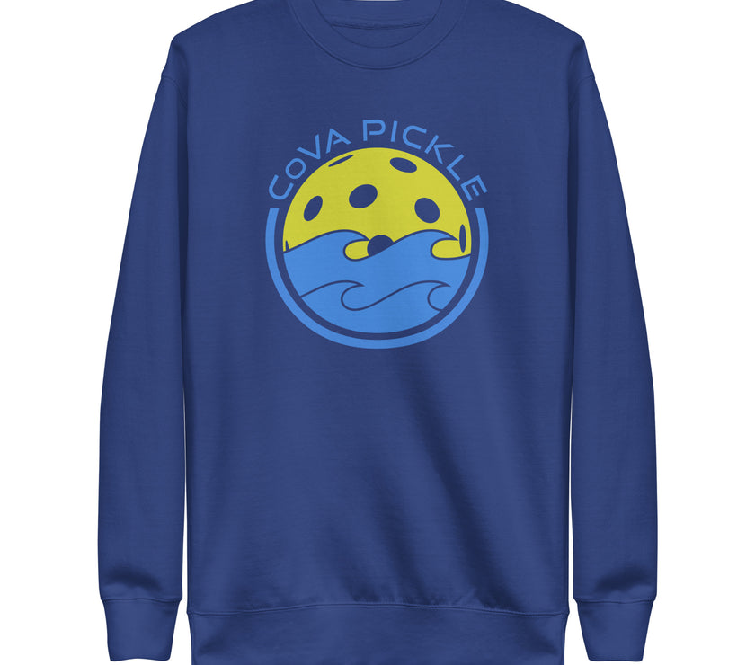 CoVA Pickle Ball & Waves Unisex Premium Sweatshirt