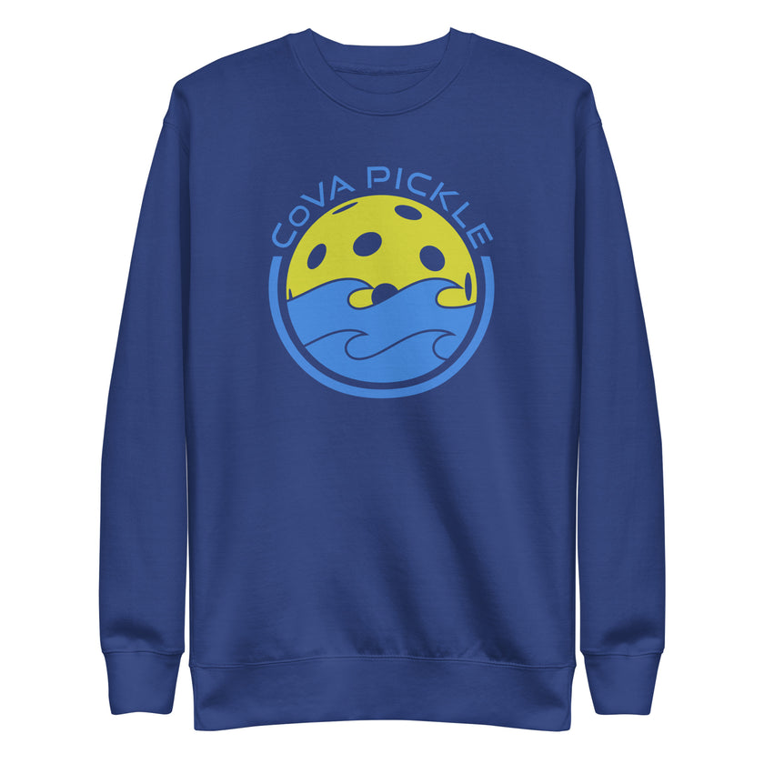 CoVA Pickle Ball & Waves Unisex Premium Sweatshirt