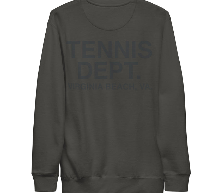 Tennis Dept Unisex Premium Sweatshirt by CoVA Tennis