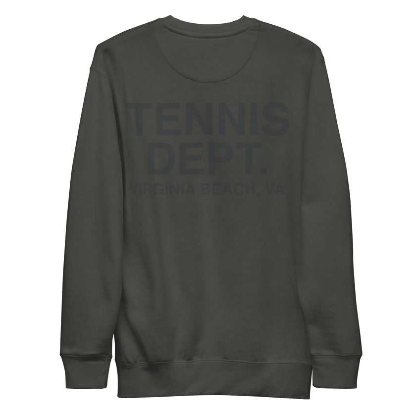 Tennis Dept Unisex Premium Sweatshirt by CoVA Tennis