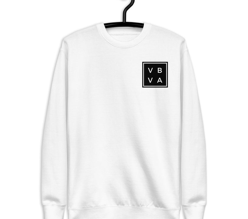 VBVA Unisex Premium Sweatshirt by CoVA Tennis Virginia Beach Virginia