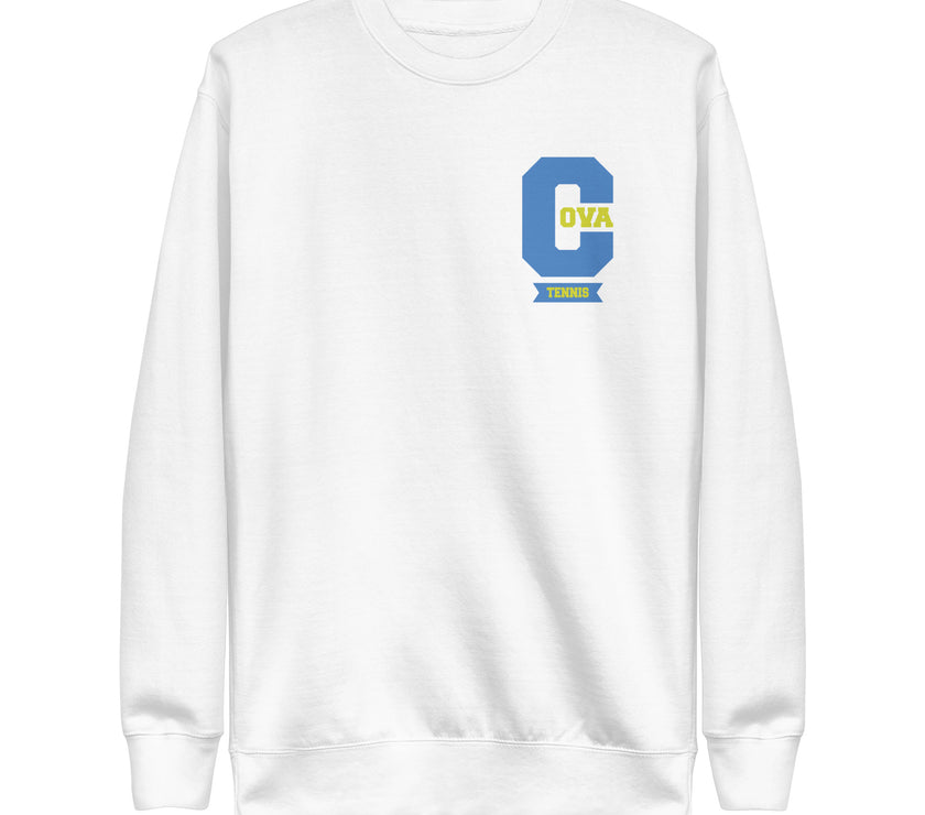 Varsity C CoVA Tennis Unisex Premium Sweatshirt