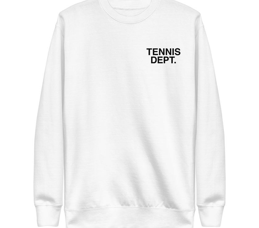 Tennis Dept Unisex Premium Sweatshirt by CoVA Tennis