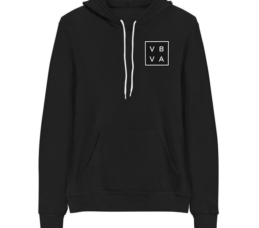 VBVA Unisex Fleece Hoodie by CoVA Tennis Virginia Beach Virginia