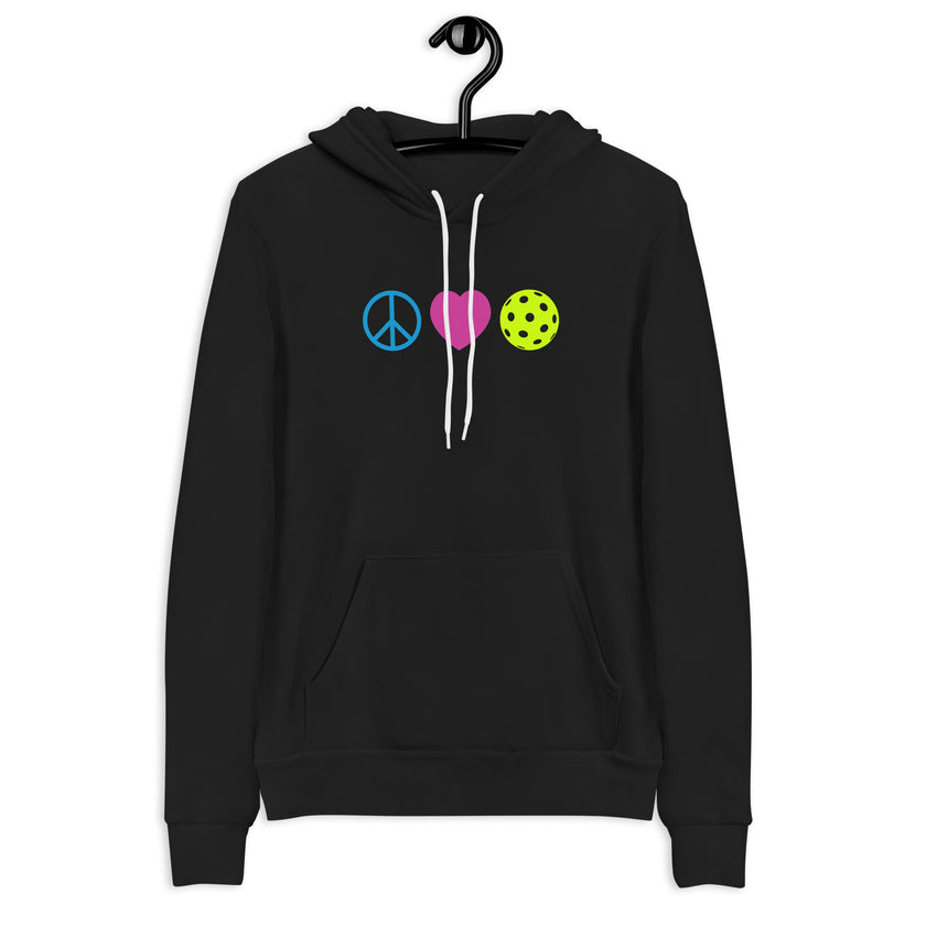 Peace Love Pickleball Unisex lightweight hoodie