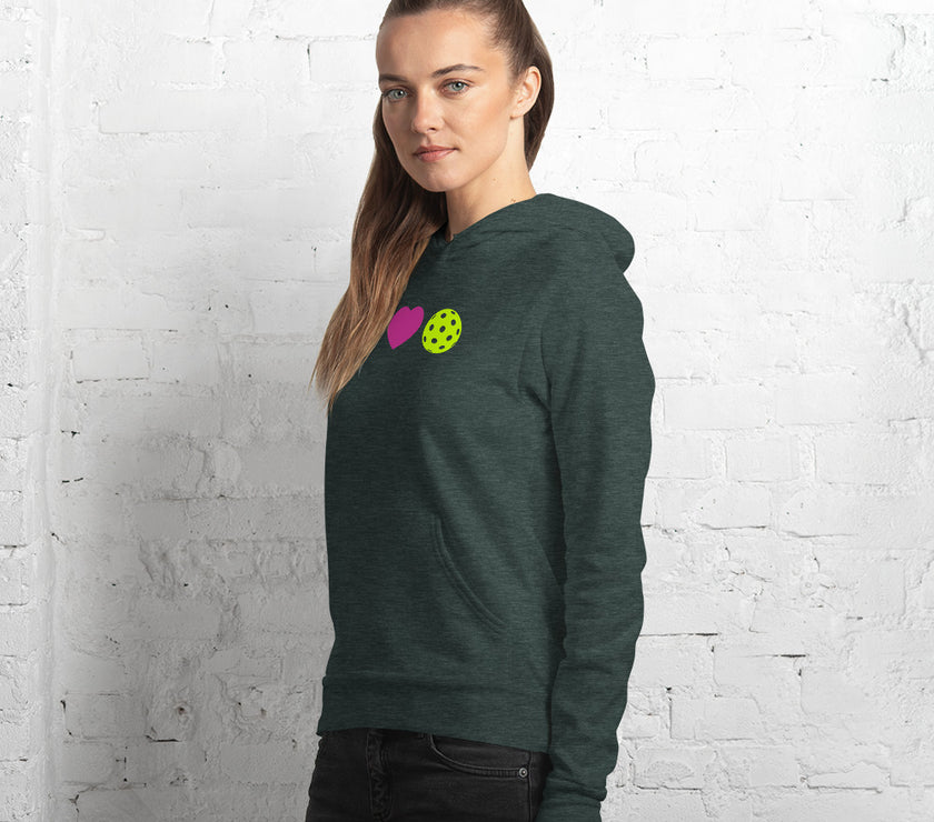 Peace Love Pickleball Unisex lightweight hoodie