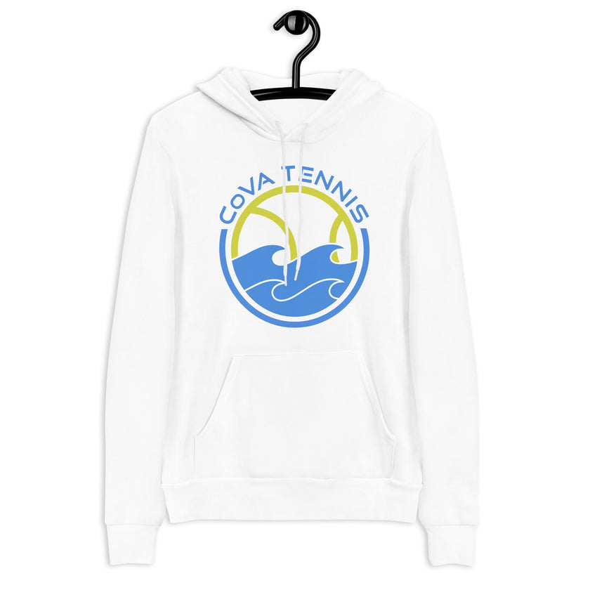 CoVA Tennis Ball & Waves Logo Unisex Light Weight hoodie