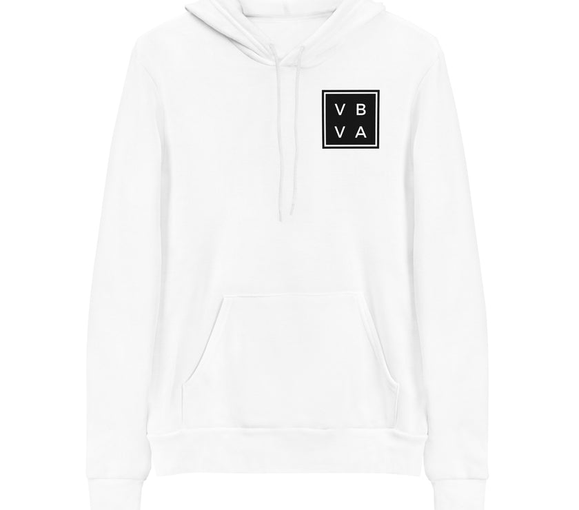 VBVA Unisex Fleece Hoodie by CoVA Tennis Virginia Beach Virginia