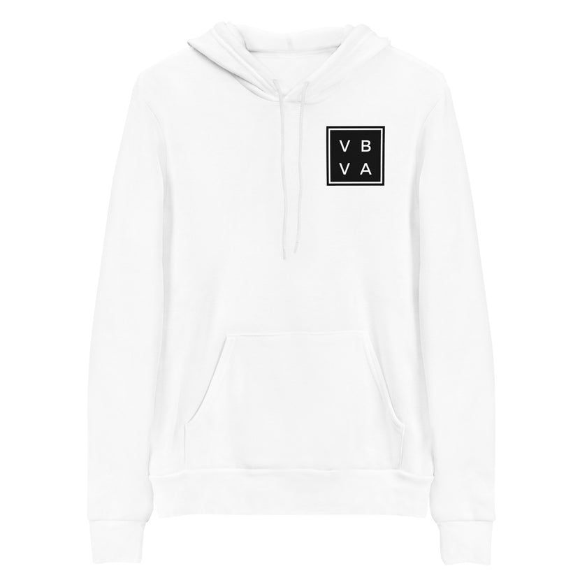 VBVA Unisex Fleece Hoodie by CoVA Tennis Virginia Beach Virginia