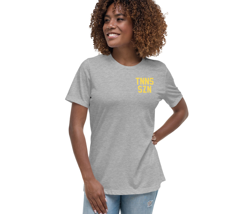 TNNS SZN Women's Relaxed T-Shirt by CoVA Tennis