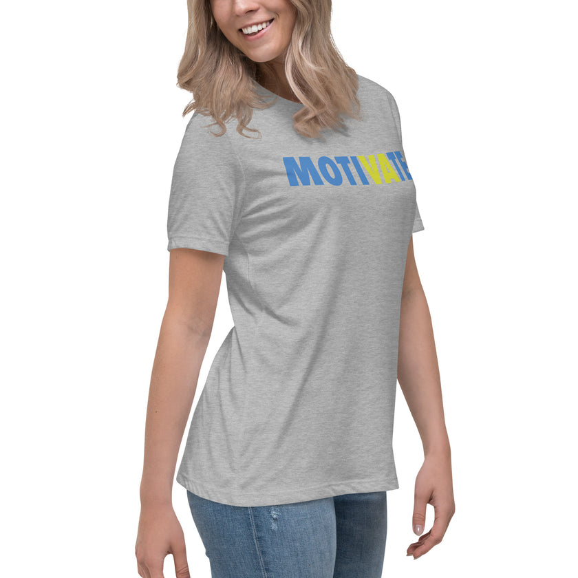 MOTIVATE by CoVA Tennis Women's Relaxed T-Shirt