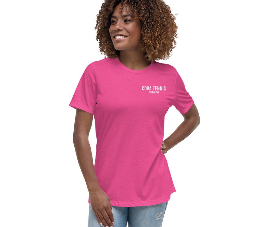 Fear No One CoVA Tennis Women's Relaxed T-Shirt