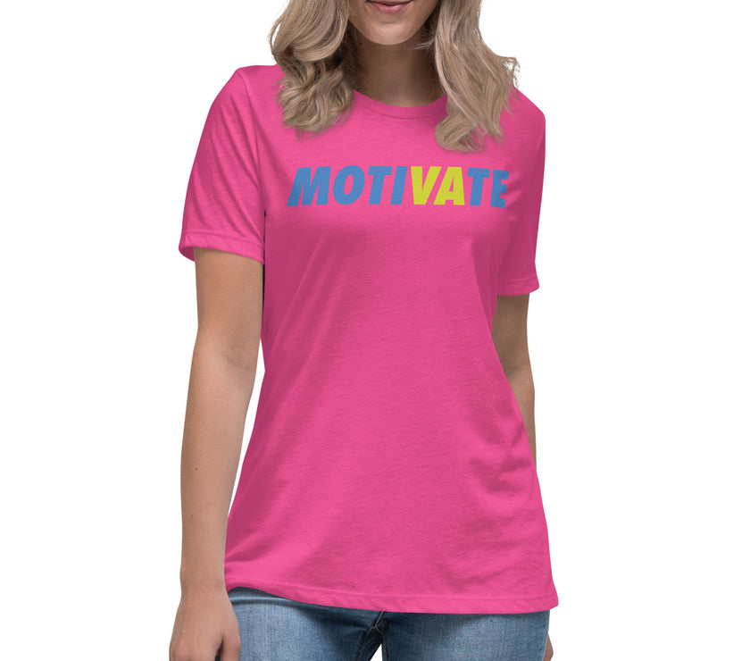 MOTIVATE by CoVA Tennis Women's Relaxed T-Shirt