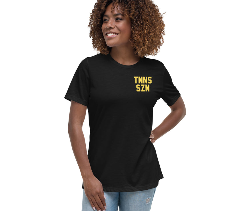 TNNS SZN Women's Relaxed T-Shirt by CoVA Tennis