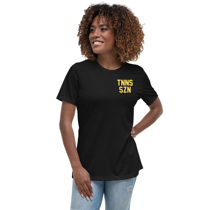 TNNS SZN Women's Relaxed T-Shirt by CoVA Tennis