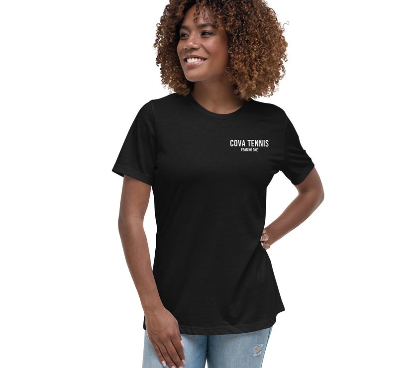 Fear No One CoVA Tennis Women's Relaxed T-Shirt