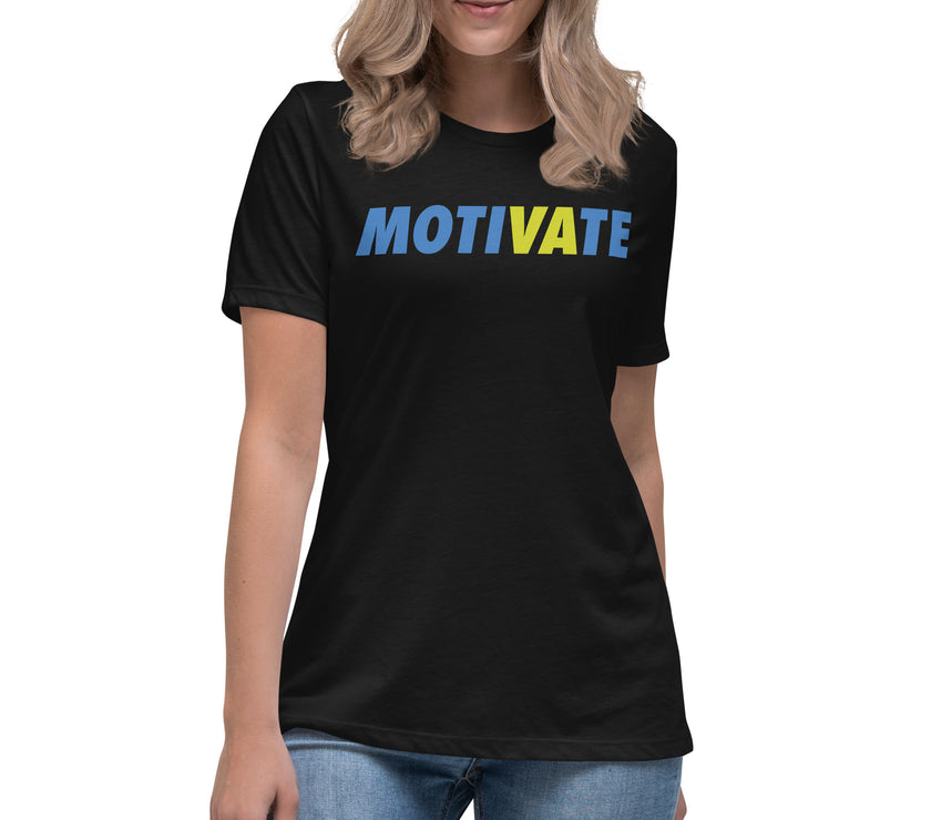 MOTIVATE by CoVA Tennis Women's Relaxed T-Shirt