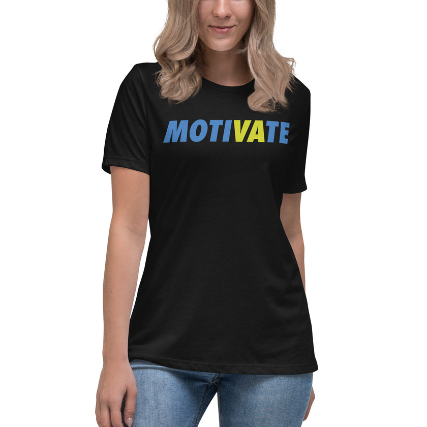 MOTIVATE by CoVA Tennis Women's Relaxed T-Shirt