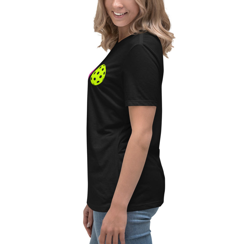 Peace Love Pickleball Women's Relaxed T-Shirt