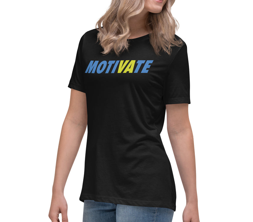 MOTIVATE by CoVA Tennis Women's Relaxed T-Shirt