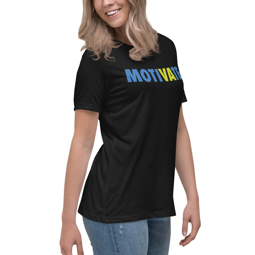 MOTIVATE by CoVA Tennis Women's Relaxed T-Shirt