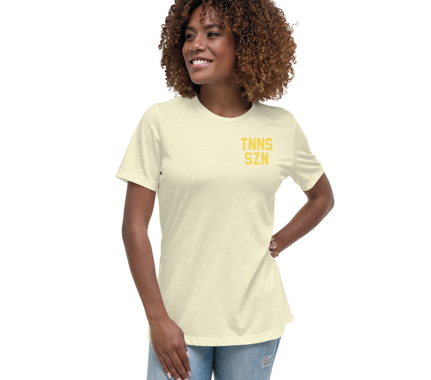 TNNS SZN Women's Relaxed T-Shirt by CoVA Tennis