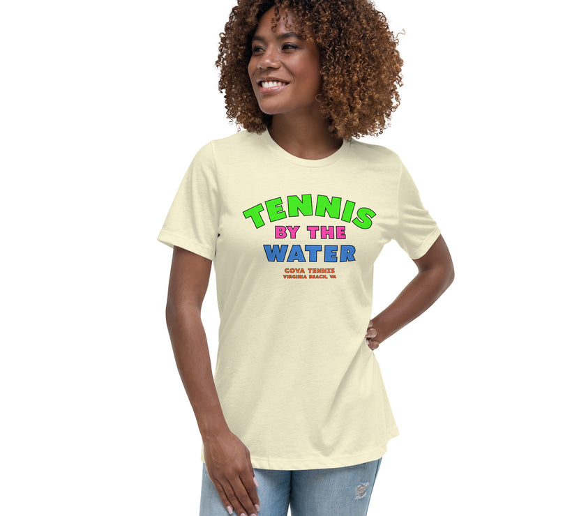 Tennis By The Water Women's Relaxed T-Shirt by CoVA Tennis