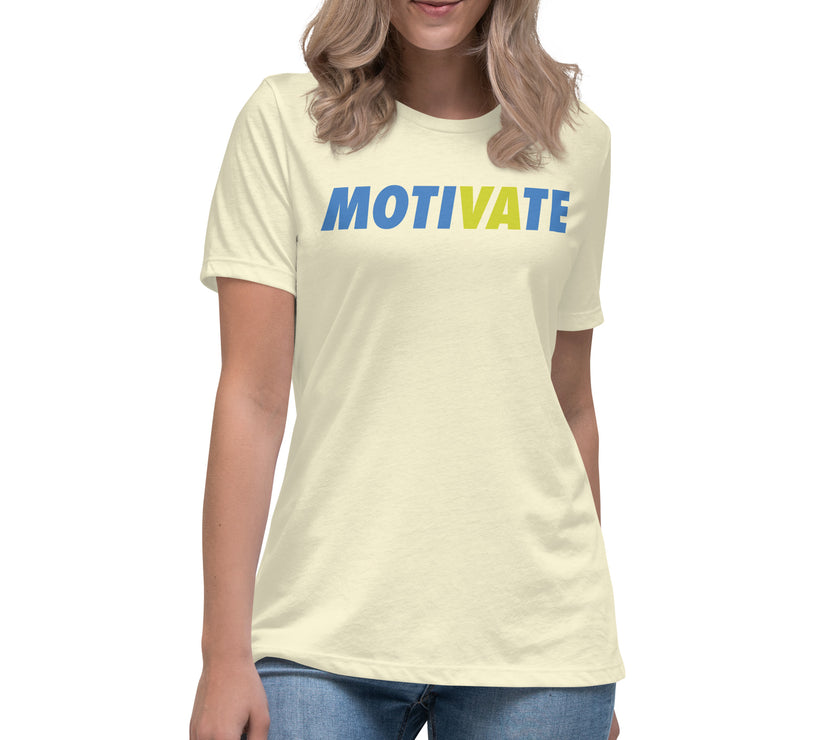 MOTIVATE by CoVA Tennis Women's Relaxed T-Shirt