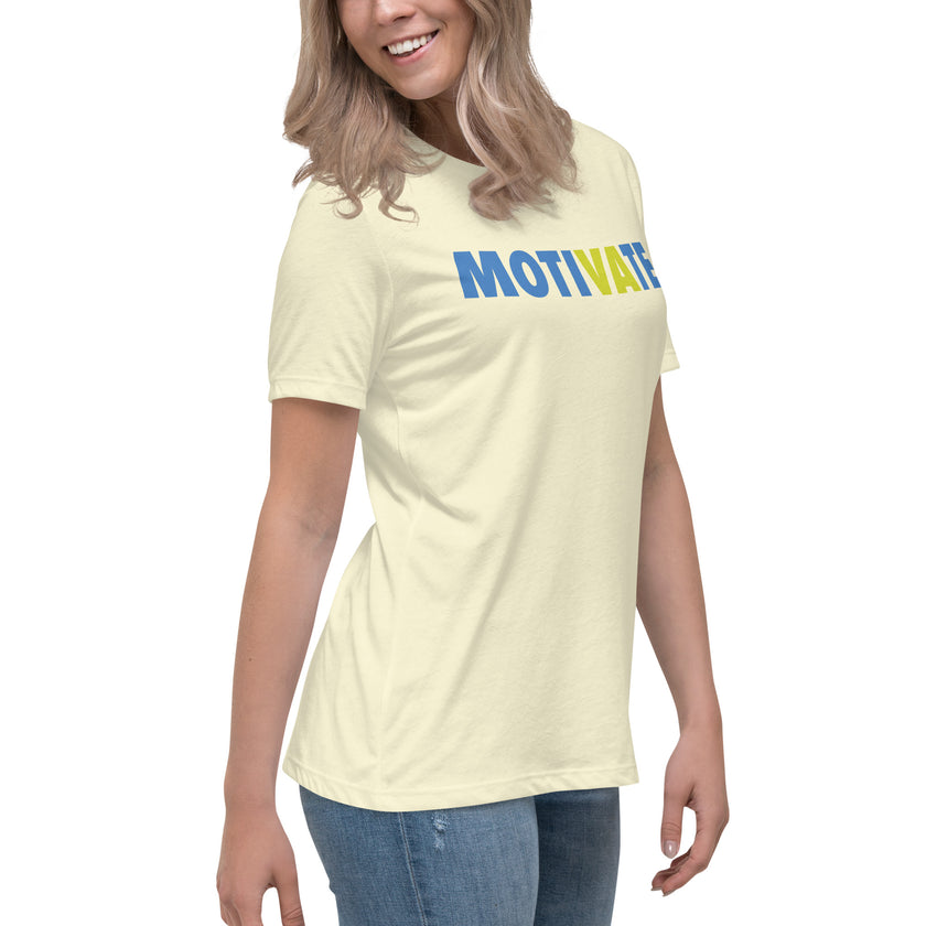 MOTIVATE by CoVA Tennis Women's Relaxed T-Shirt