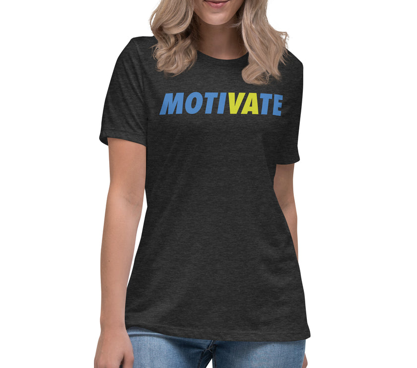 MOTIVATE by CoVA Tennis Women's Relaxed T-Shirt