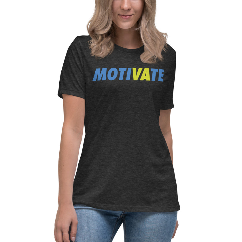 MOTIVATE by CoVA Tennis Women's Relaxed T-Shirt