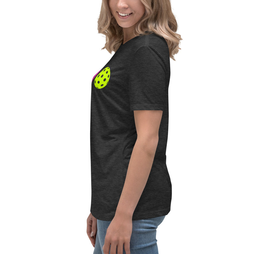 Peace Love Pickleball Women's Relaxed T-Shirt