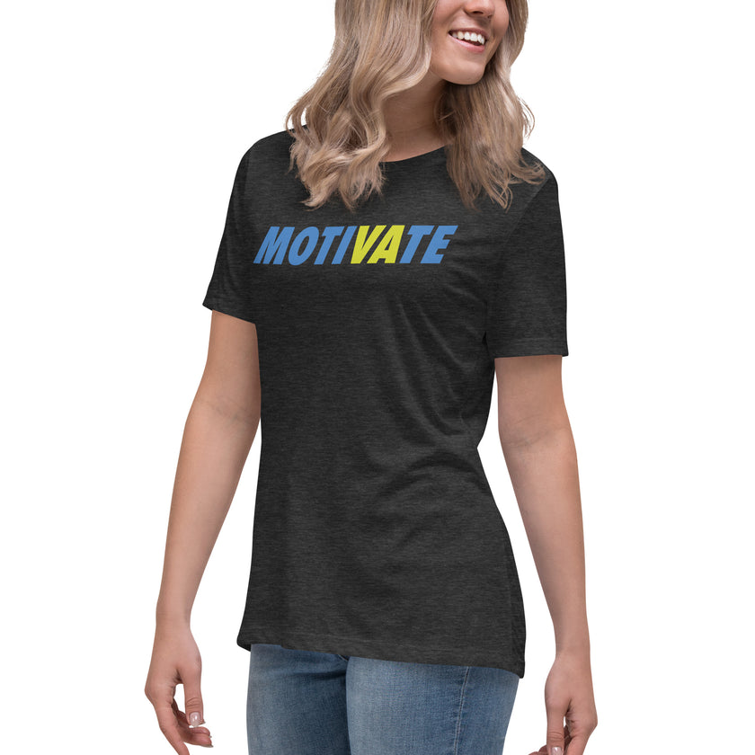 MOTIVATE by CoVA Tennis Women's Relaxed T-Shirt